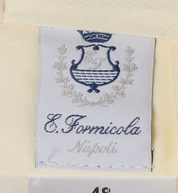 SHIPS「【SHIPS別注】Errico Formicola: サルトリアル リネン バスケット スラックス」|スラックス|