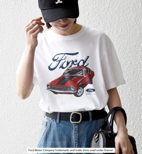 SHIPS any「GOOD ROCK SPEED:〈洗濯機可能〉Ford CAR ロゴ プリント TEE」|Tシャツ・カットソー|