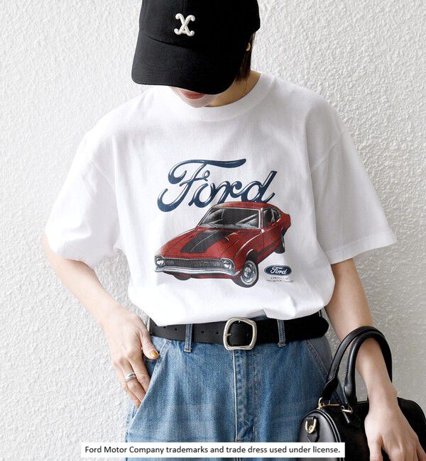 SHIPS any「GOOD ROCK SPEED:〈洗濯機可能〉Ford CAR ロゴ プリント TEE」|Tシャツ・カットソー|