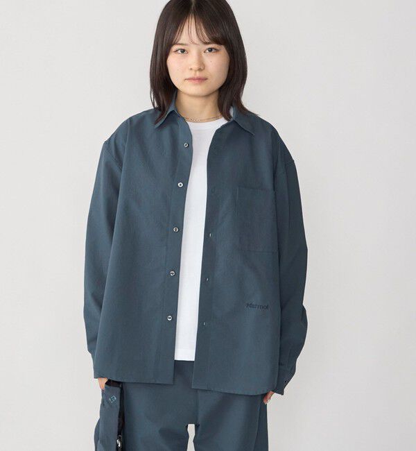SHIPS「【City Ambient Products別注】Marmot:〈撥水〉DotAir(R) SHIRTS」|シャツ・ブラウス|