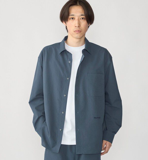 SHIPS「【City Ambient Products別注】Marmot:〈撥水〉DotAir(R) SHIRTS」|シャツ・ブラウス|