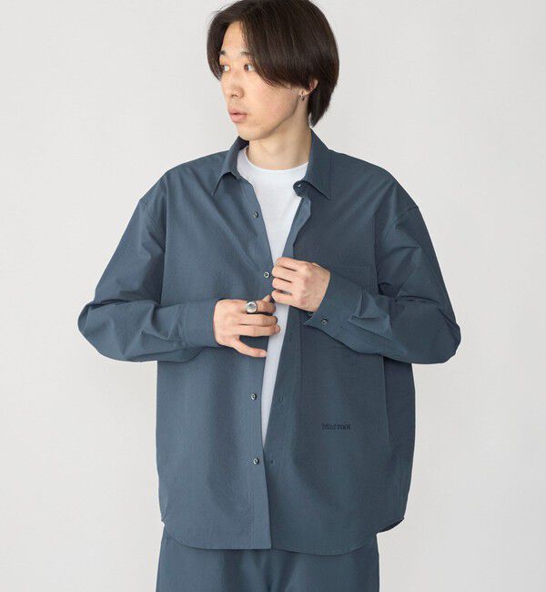 SHIPS「【City Ambient Products別注】Marmot:〈撥水〉DotAir(R) SHIRTS」|シャツ・ブラウス|