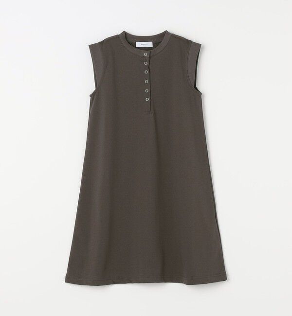 SHIPS any「SHIPS any: ヘンリーネック ノースリーブ Tシャツ ワンピース<KIDS>」|ワンピース|