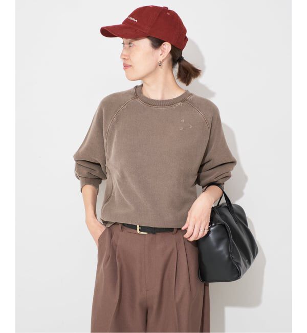 SLOBE IENA「《追加》Collegiate Pacific SLOBE別注 ダメージスウェット」|スウェット・ジャージ|