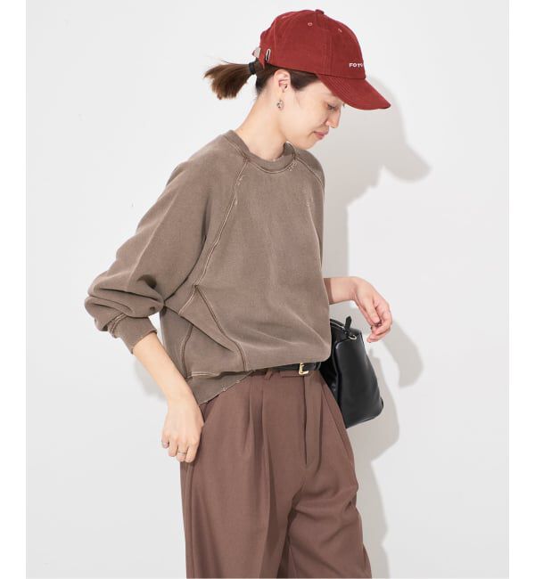 SLOBE IENA「《追加》Collegiate Pacific SLOBE別注 ダメージスウェット」|スウェット・ジャージ|