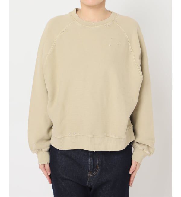 SLOBE IENA「《追加》Collegiate Pacific SLOBE別注 ダメージスウェット」|スウェット・ジャージ|
