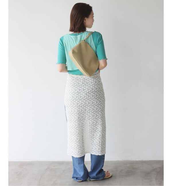 SLOBE IENA「《シリーズあり》シアーリブメロートップス」|Tシャツ・カットソー|