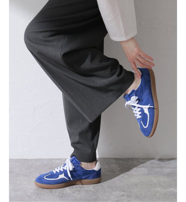 journal standard L'essage「【ALOHAS/アロハス】 Tb.490 Rife SheenBlue Leather Sne：スニーカー」|スニーカー|