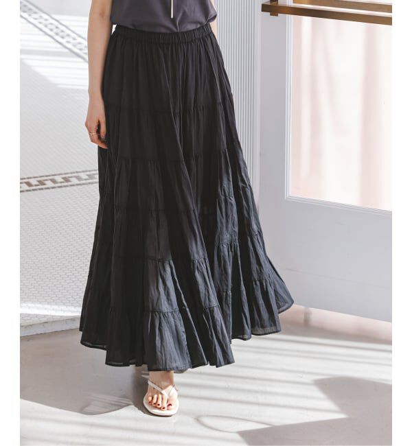 NOBLE「COUTURE D'ADAM/クチュールドアダム SushiVoile Tiered Skirt」|スカート|