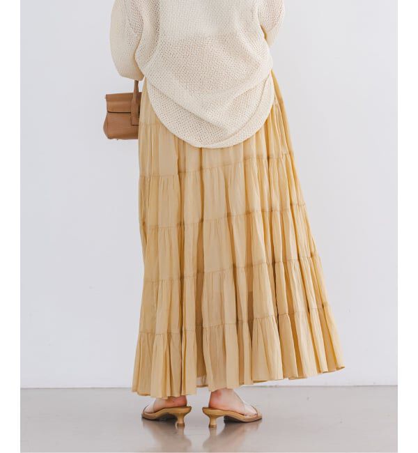 NOBLE「COUTURE D'ADAM/クチュールドアダム SushiVoile Tiered Skirt」|スカート|
