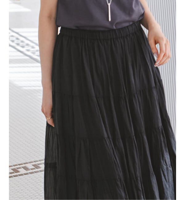 NOBLE「COUTURE D'ADAM/クチュールドアダム SushiVoile Tiered Skirt」|スカート|