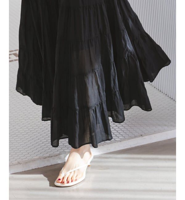 NOBLE「COUTURE D'ADAM/クチュールドアダム SushiVoile Tiered Skirt」|スカート|