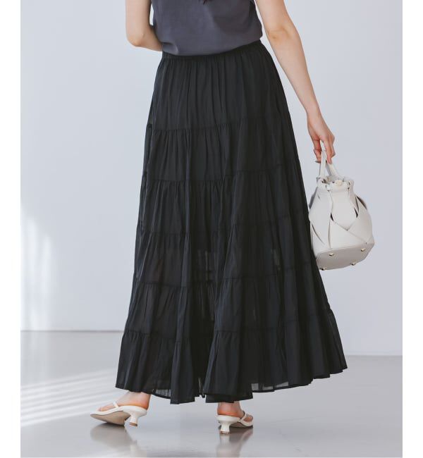 NOBLE「COUTURE D'ADAM/クチュールドアダム SushiVoile Tiered Skirt」|スカート|