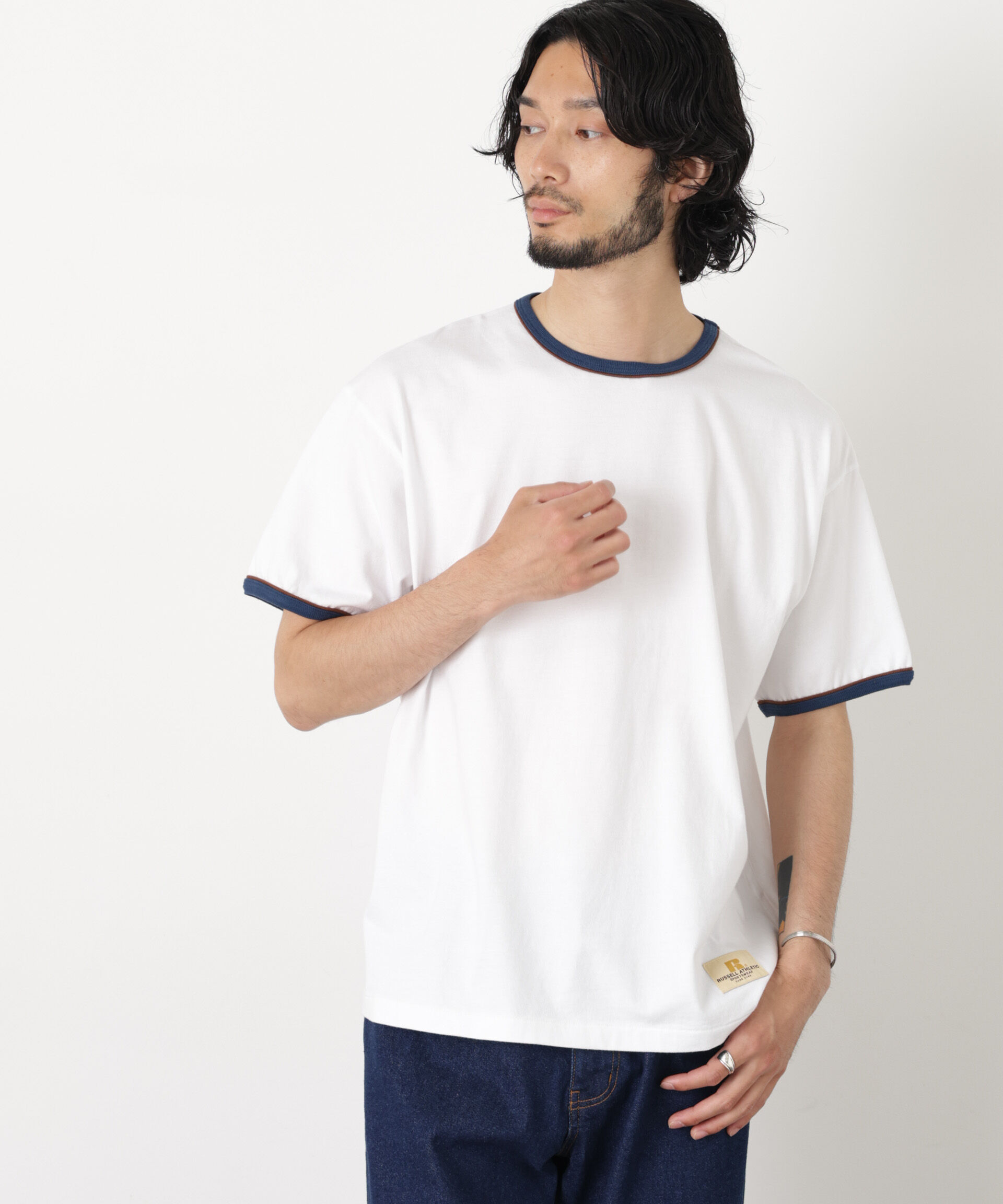 nano･universe「RUSSELL ATHLETIC/別注 RUSSELL ATHLETIC 製品加工 TEE」|Tシャツ・カットソー|
