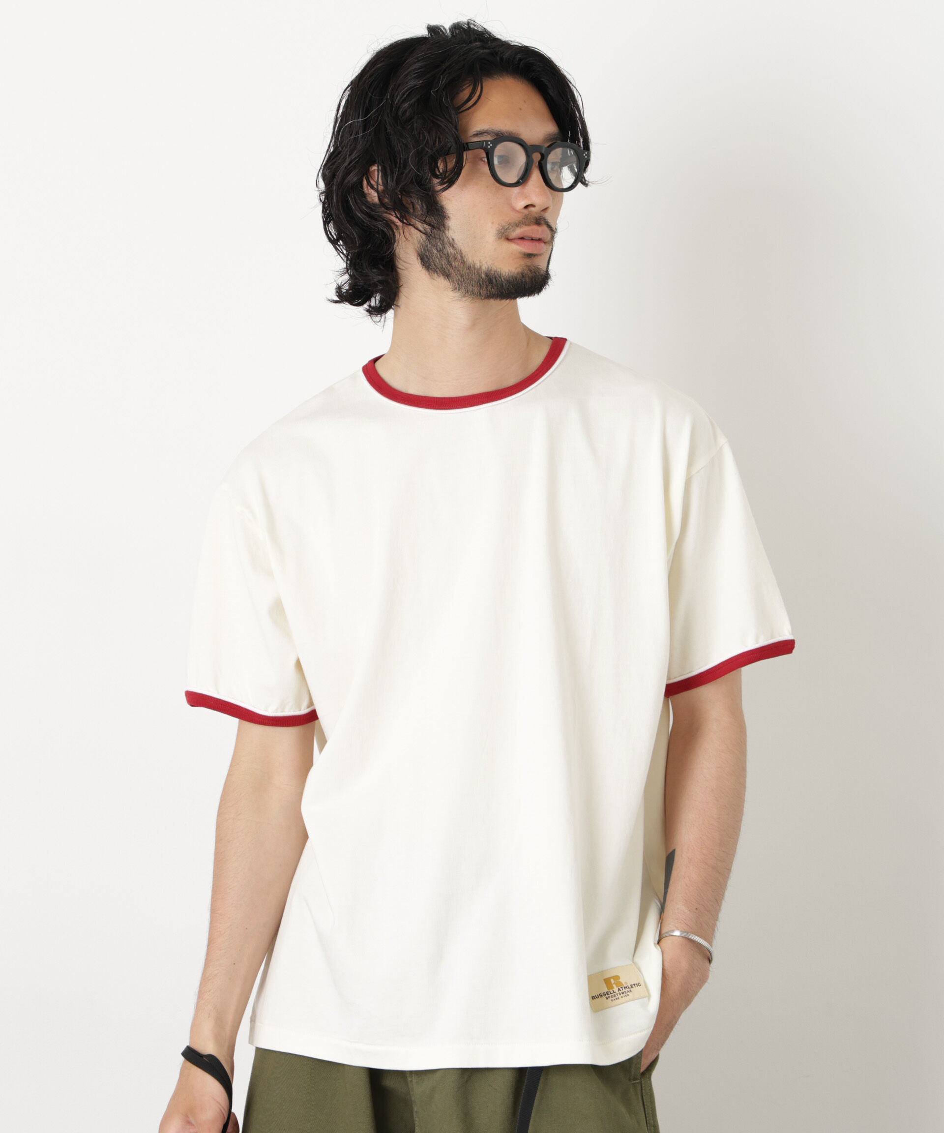 nano･universe「RUSSELL ATHLETIC/別注 RUSSELL ATHLETIC 製品加工 TEE」|Tシャツ・カットソー|