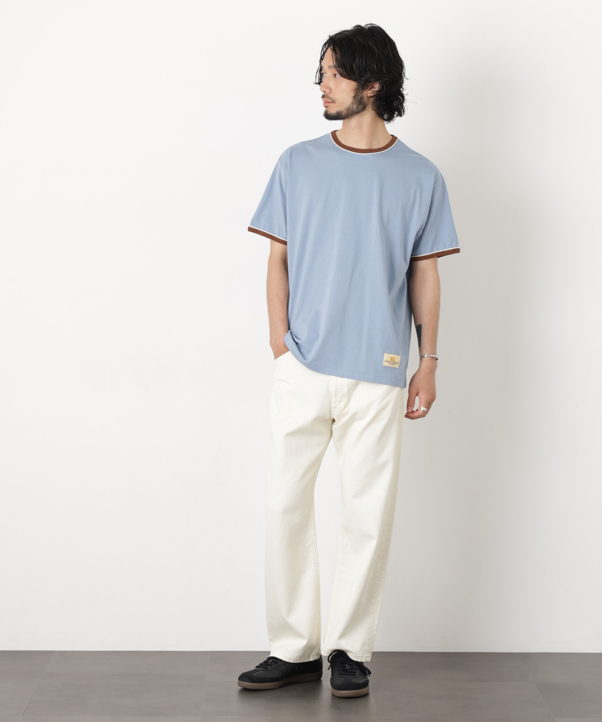 nano･universe「RUSSELL ATHLETIC/別注 RUSSELL ATHLETIC 製品加工 TEE」|Tシャツ・カットソー|