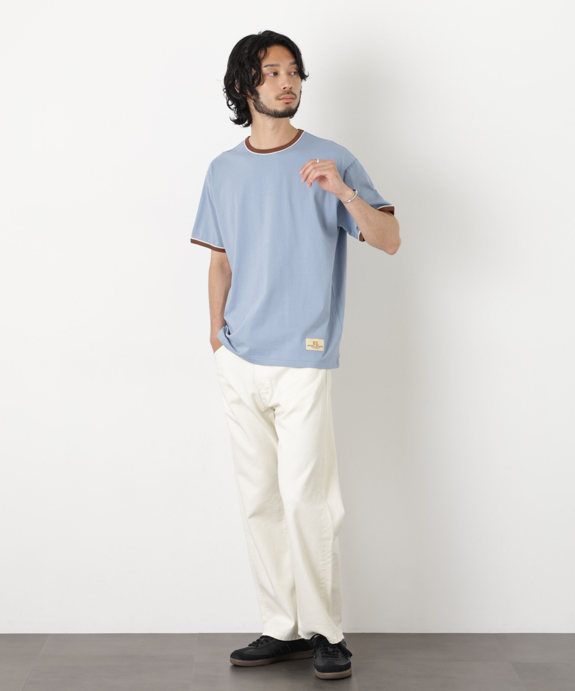 nano･universe「RUSSELL ATHLETIC/別注 RUSSELL ATHLETIC 製品加工 TEE」|Tシャツ・カットソー|