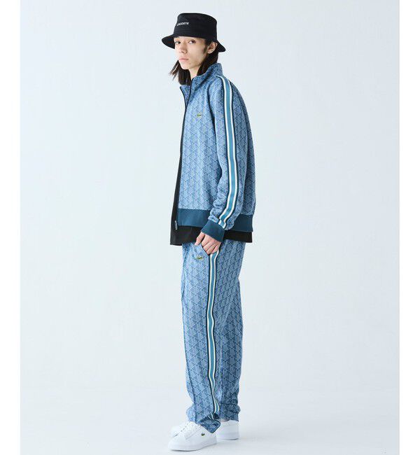 LACOSTE「モノグラムジャカードトラックジャケット 【セットアップ対応】」|スウェット・ジャージ|