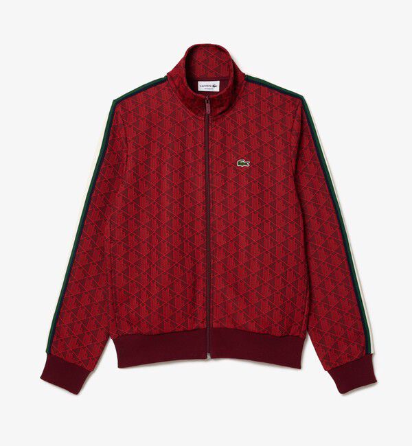 LACOSTE「モノグラムジャカードトラックジャケット 【セットアップ対応】」|スウェット・ジャージ|