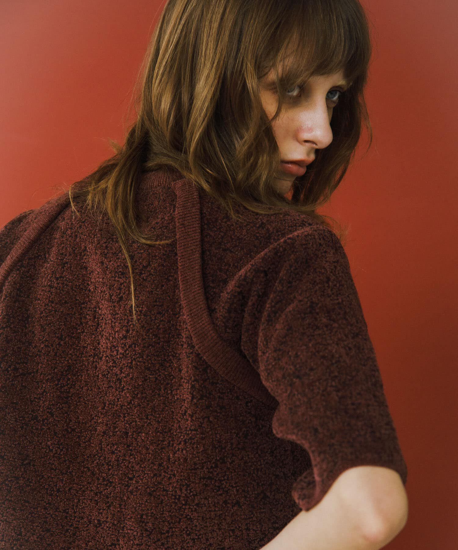LAATO「jacquard shortsleeve knit」|ニット・セーター|