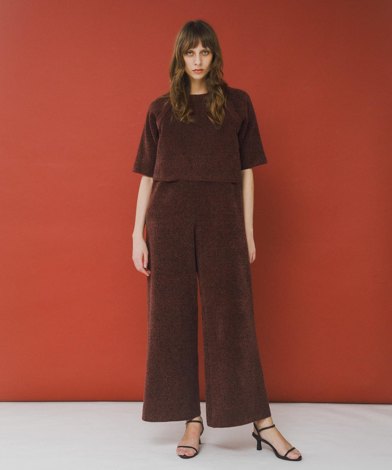 LAATO「jacquard shortsleeve knit」|ニット・セーター|