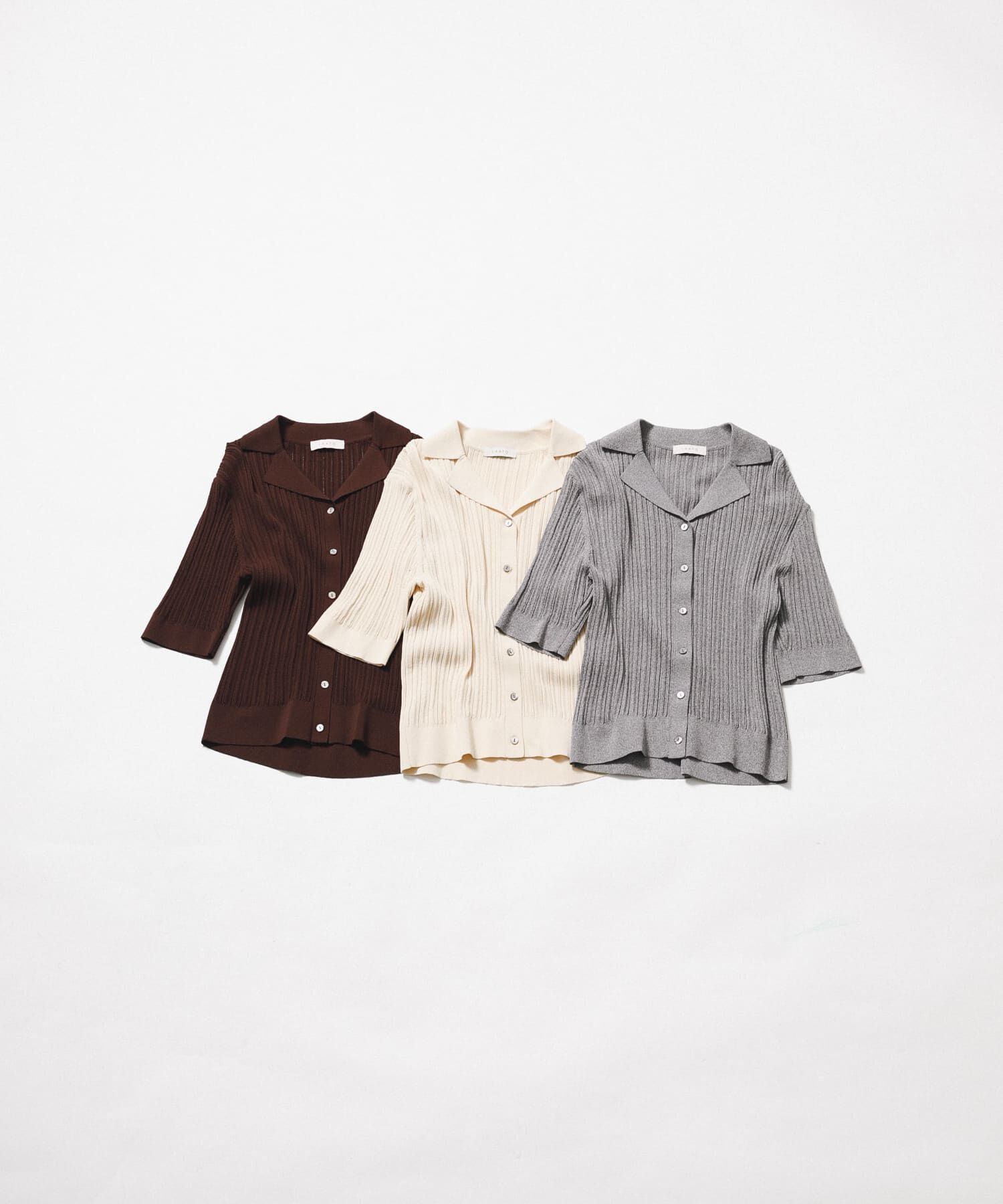 LAATO「knit polo cardigan」|ニット・セーター|