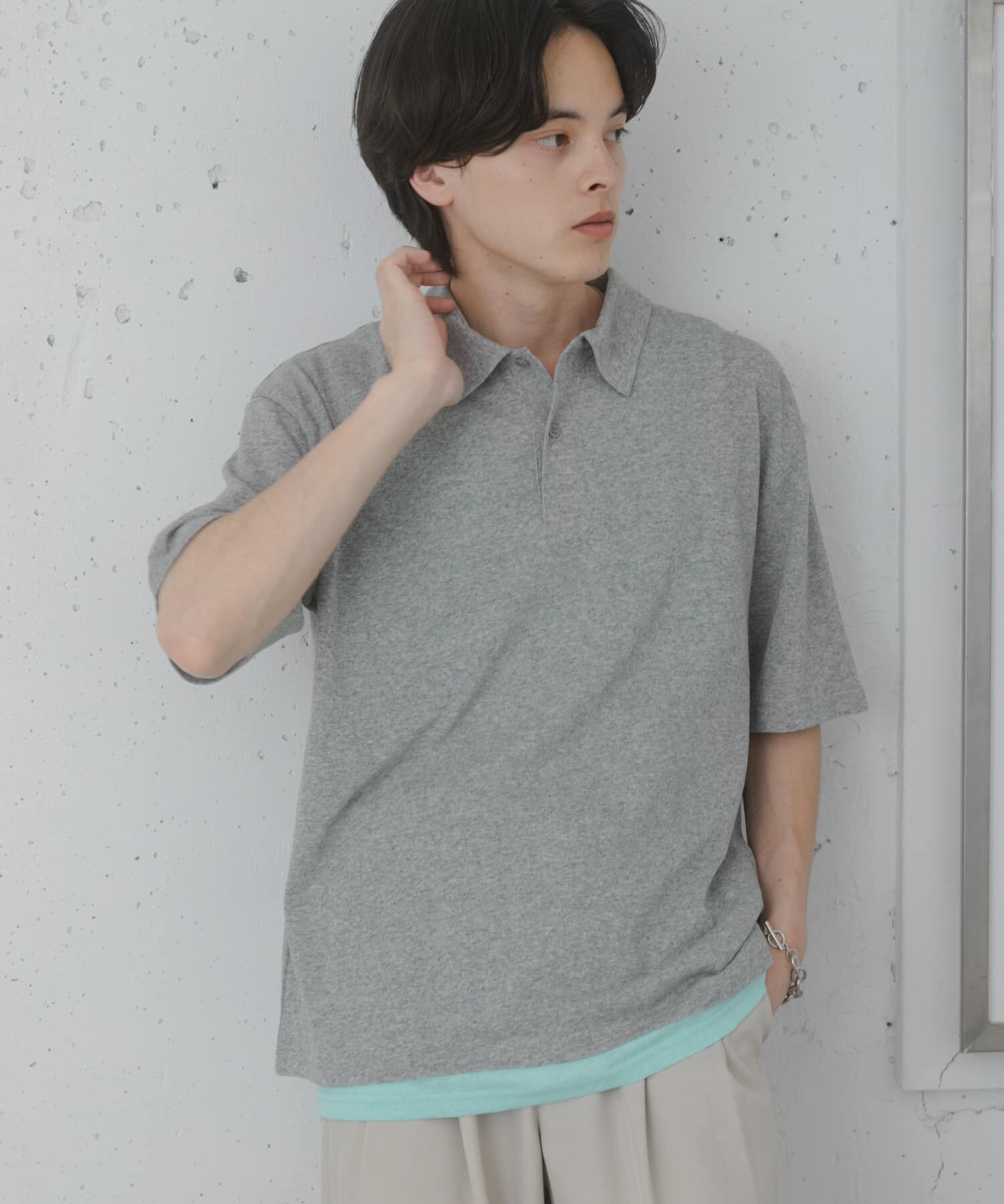 SENSE OF PLACE by URBAN RESEARCH「ドライタッチタンクトップセットポロシャツ」|ポロシャツ|