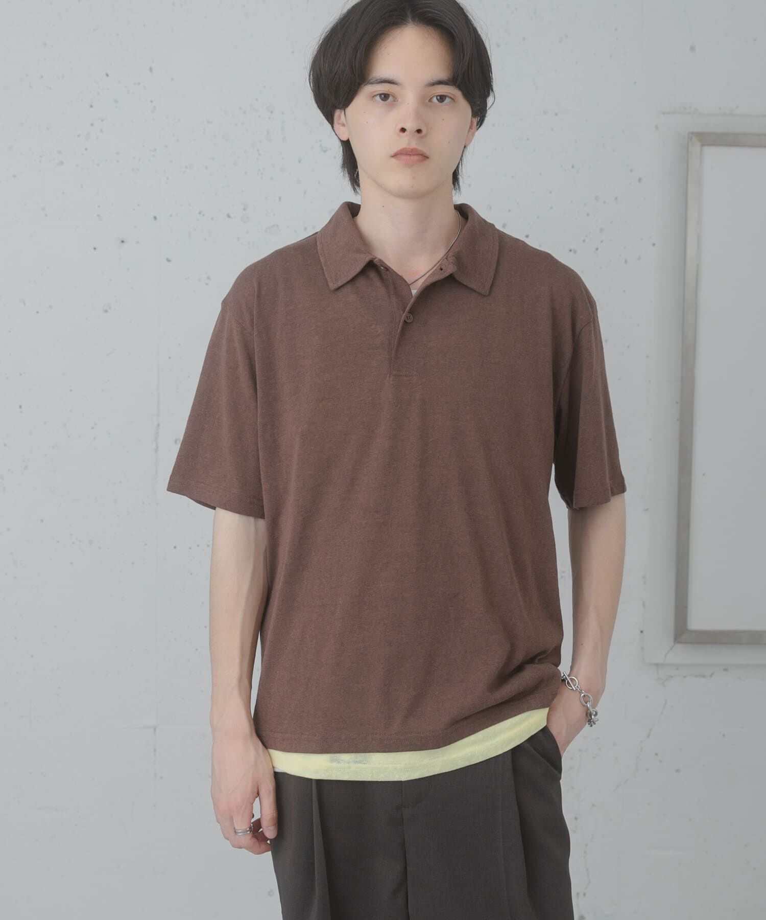 SENSE OF PLACE by URBAN RESEARCH「ドライタッチタンクトップセットポロシャツ」|ポロシャツ|