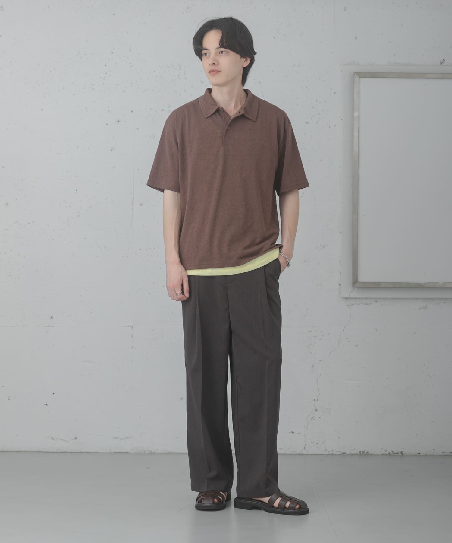 SENSE OF PLACE by URBAN RESEARCH「ドライタッチタンクトップセットポロシャツ」|ポロシャツ|