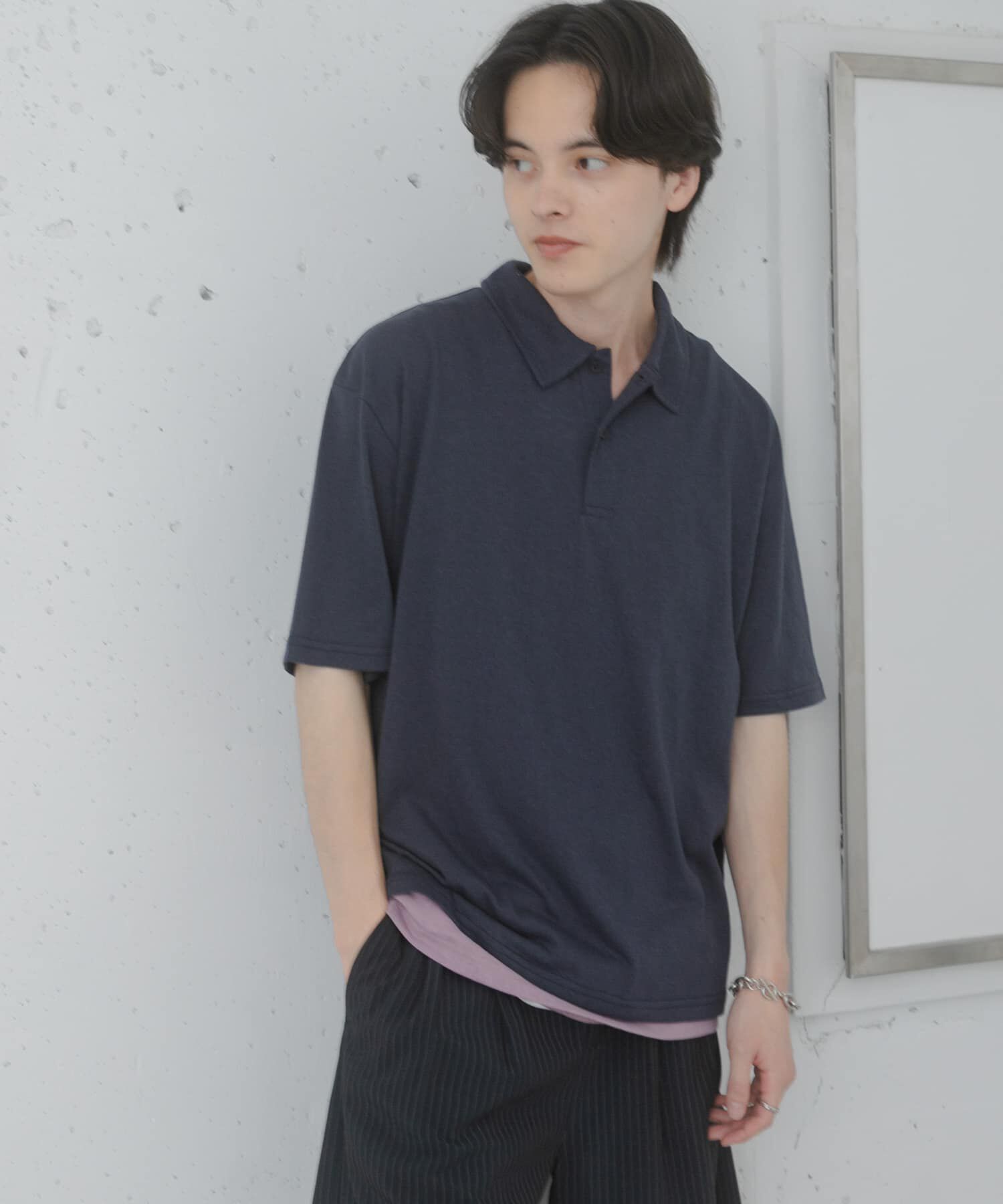 SENSE OF PLACE by URBAN RESEARCH「ドライタッチタンクトップセットポロシャツ」|ポロシャツ|