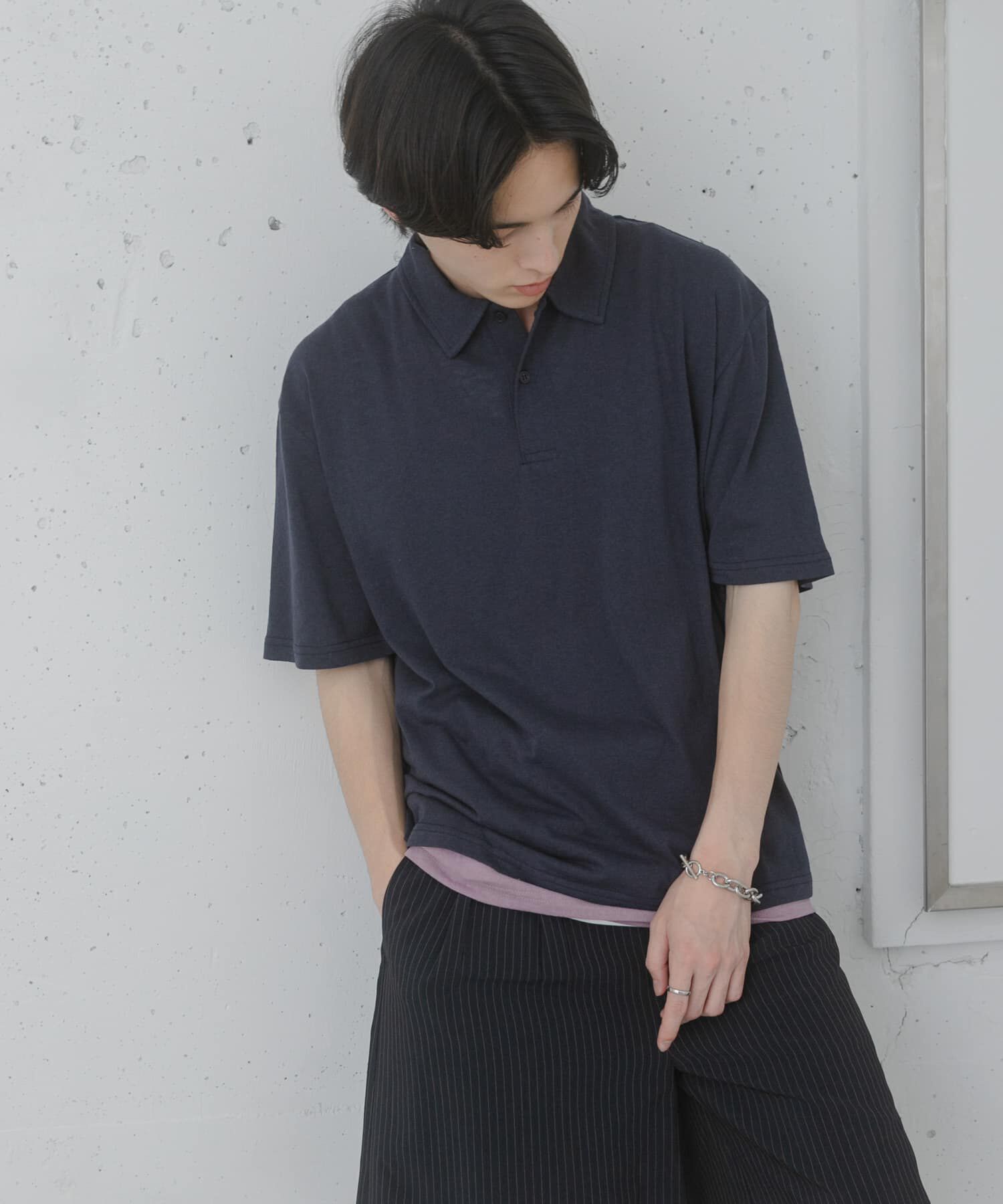 SENSE OF PLACE by URBAN RESEARCH「ドライタッチタンクトップセットポロシャツ」|ポロシャツ|