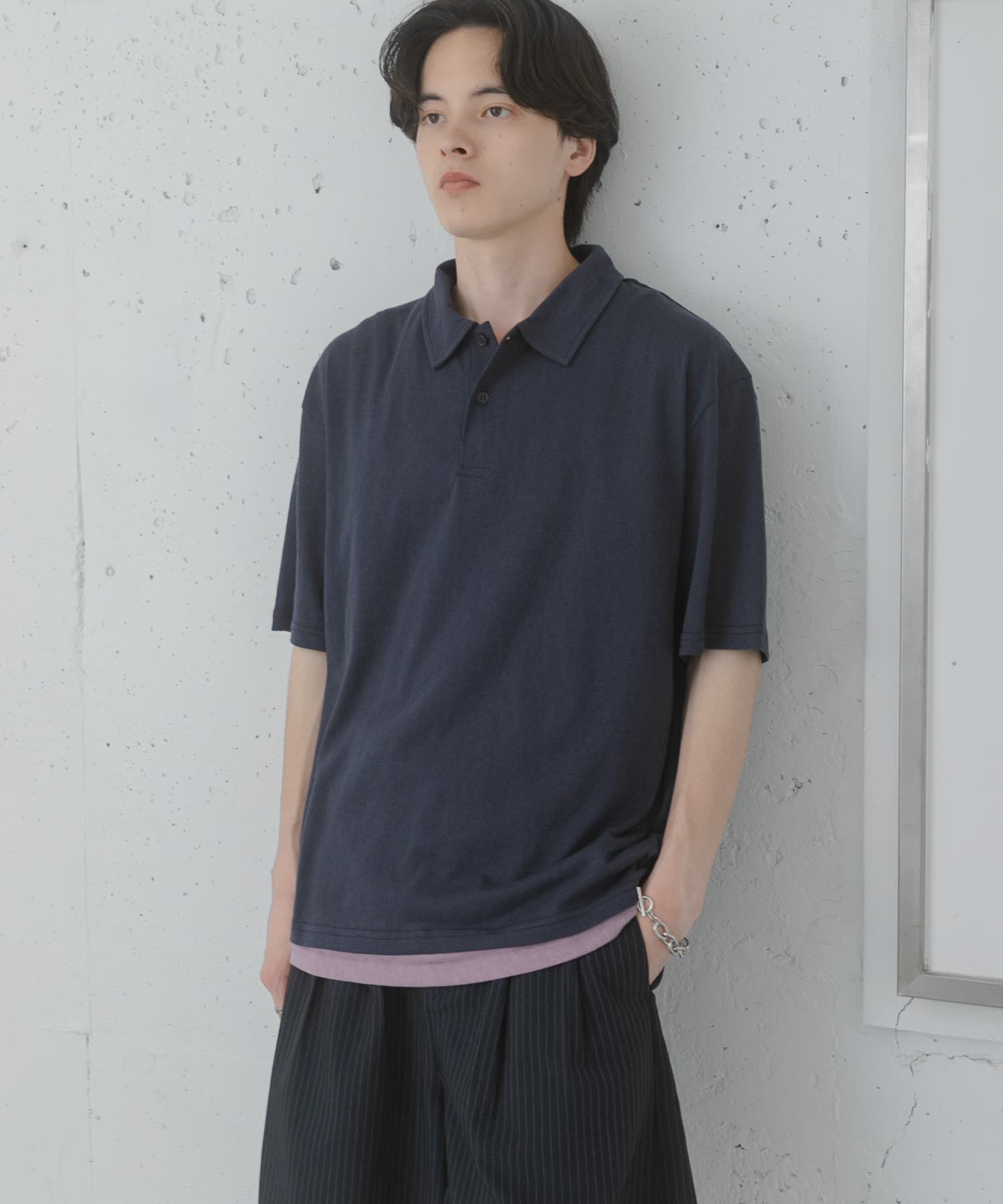 SENSE OF PLACE by URBAN RESEARCH「ドライタッチタンクトップセットポロシャツ」|ポロシャツ|