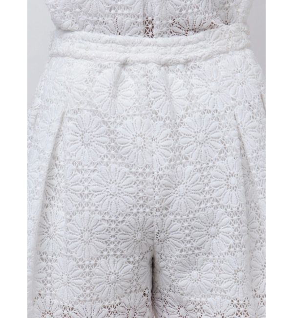 CALNAMUR「FLOWER LACE CULOTTES/フラワーレースキュロット」|スカート|