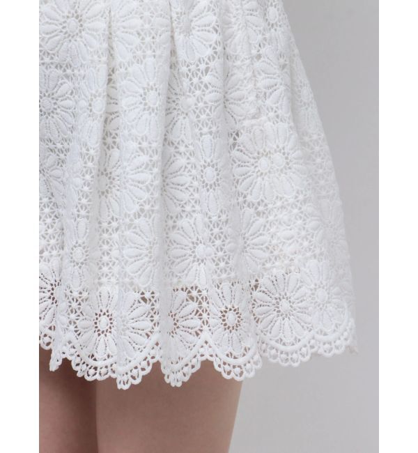 CALNAMUR「FLOWER LACE CULOTTES/フラワーレースキュロット」|スカート|