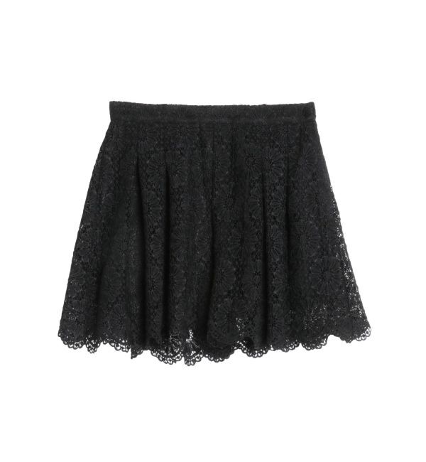 CALNAMUR「FLOWER LACE CULOTTES/フラワーレースキュロット」|スカート|