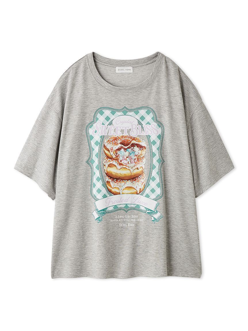 SNIDEL HOME「ビジュードーナッツＴシャツ」|ルームウェア|