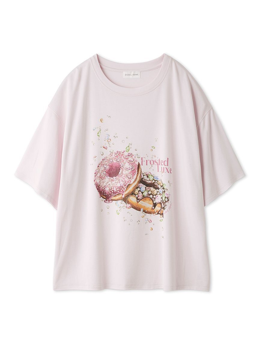 SNIDEL HOME「ビジュードーナッツＴシャツ」|ルームウェア|