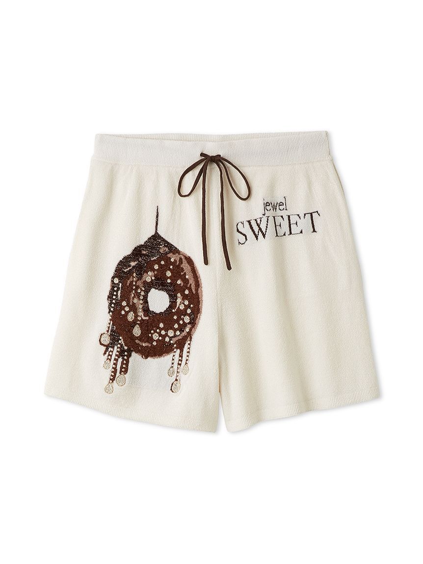 SNIDEL HOME「ビジュードーナッツニットショートパンツ」|ルームウェア|