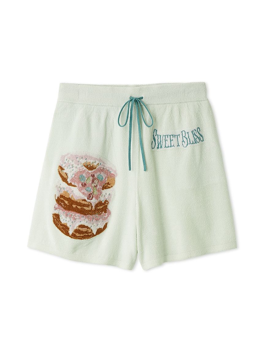 SNIDEL HOME「ビジュードーナッツニットショートパンツ」|ルームウェア|
