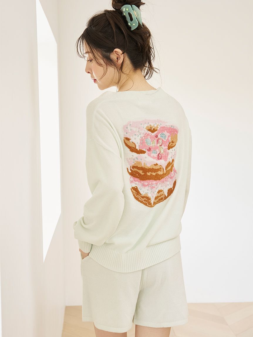SNIDEL HOME「ビジュードーナッツニットショートパンツ」|ルームウェア|