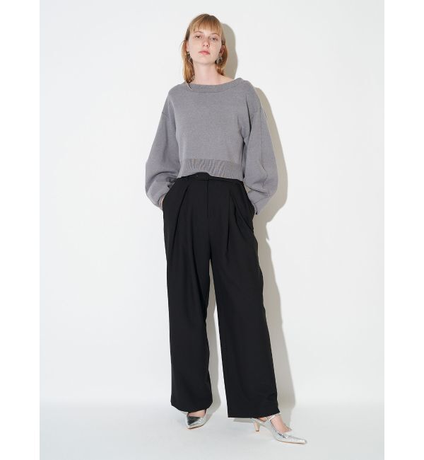 ELENDEEK「CROSS TUCKED WIDE PT」|その他|