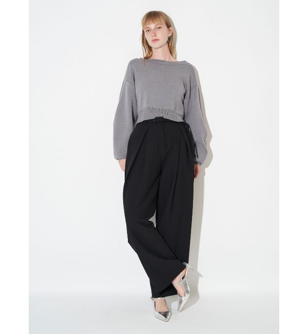 ELENDEEK「CROSS TUCKED WIDE PT」|その他|