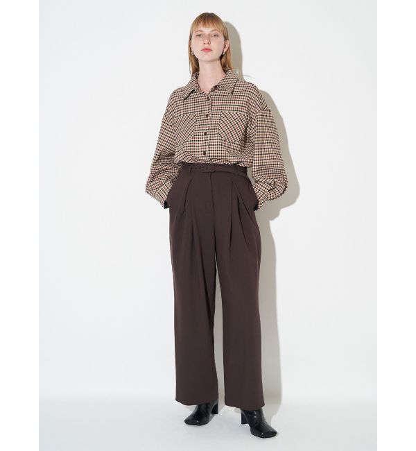 ELENDEEK「CROSS TUCKED WIDE PT」|その他|