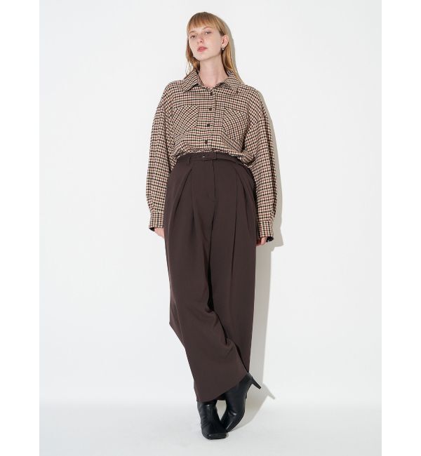 ELENDEEK「CROSS TUCKED WIDE PT」|その他|