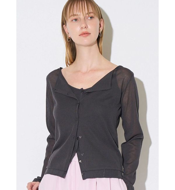 ELENDEEK「MULTI CAMI SET KT」|カーディガン|