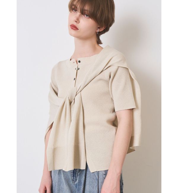 ELENDEEK「MULTIWAY SCARF SET KT CD」|カーディガン|