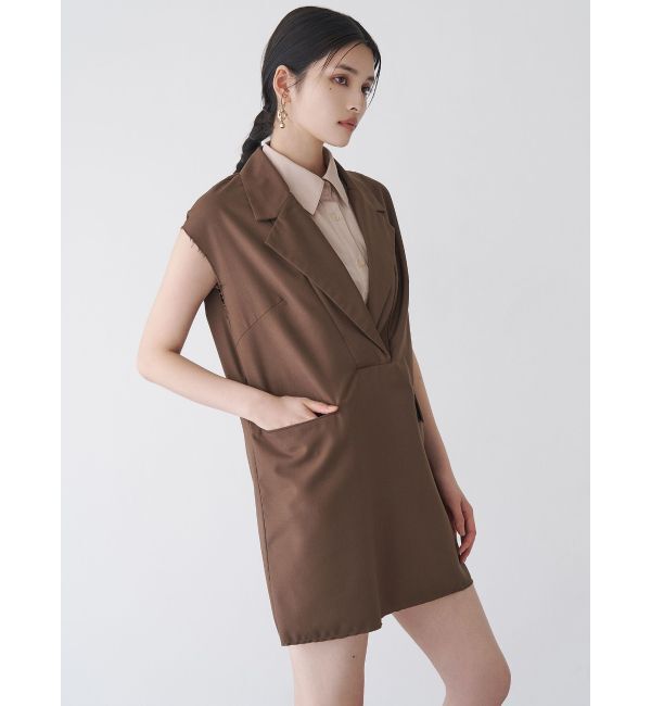 MURUA「2wayカットオフミニワンピース」|ワンピース|