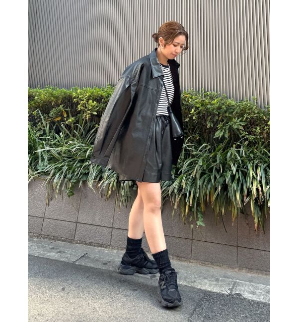 Ungrid「フェイクレザーショートパンツ」|その他|