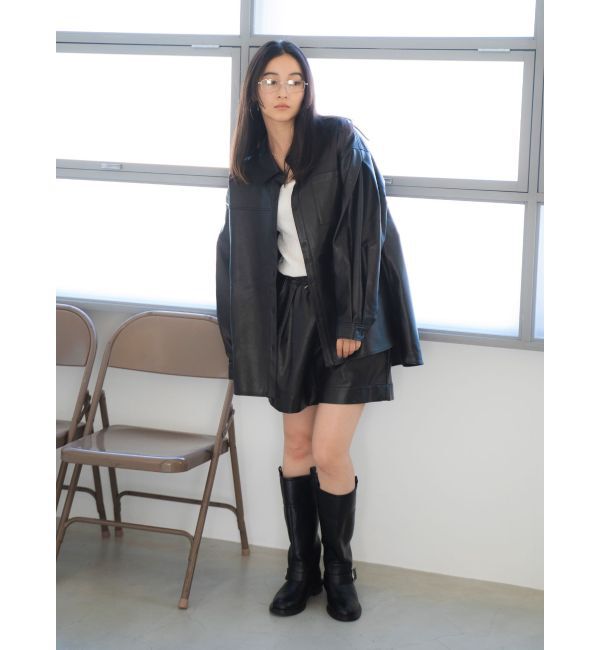 Ungrid「フェイクレザーショートパンツ」|その他|