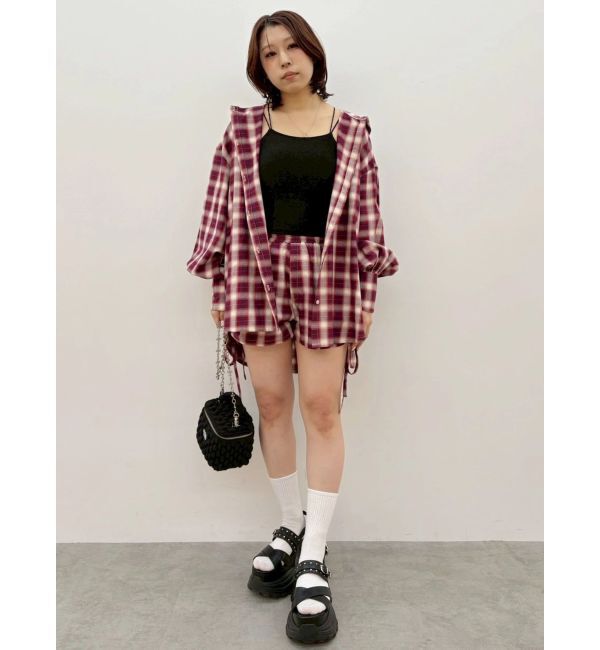 EVRIS「チェックショートパンツ【セットアップ着用可能】」|その他|